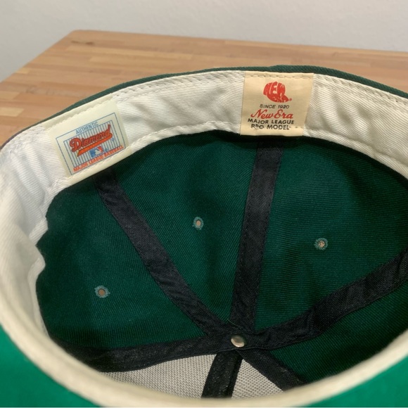 Vintage MLB Baseball New Era Pro Model Oakland A’s Athletics Wool Fitted Hat - Picture 7 of 7